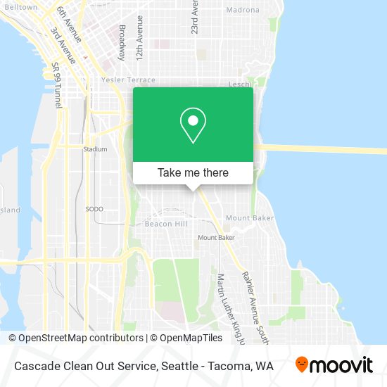 Mapa de Cascade Clean Out Service