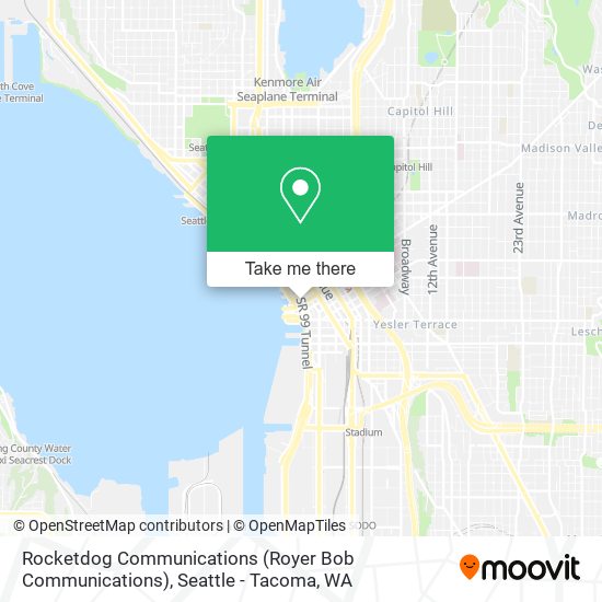 Mapa de Rocketdog Communications (Royer Bob Communications)