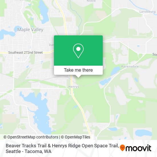 Mapa de Beaver Tracks Trail & Henrys Ridge Open Space Trail