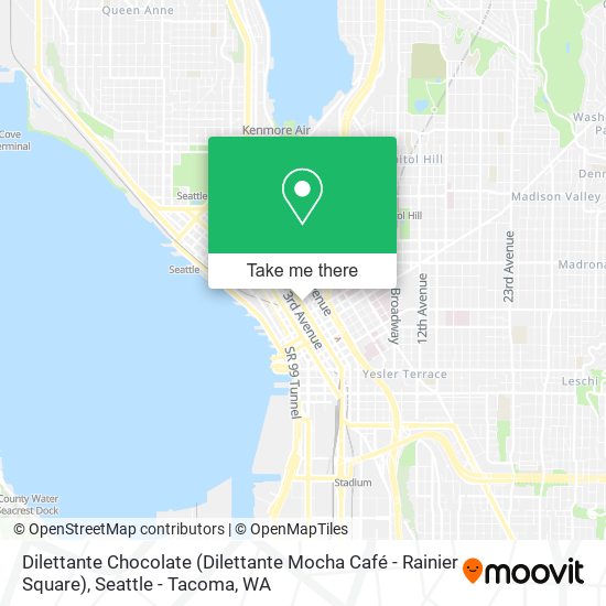 Mapa de Dilettante Chocolate (Dilettante Mocha Café - Rainier Square)