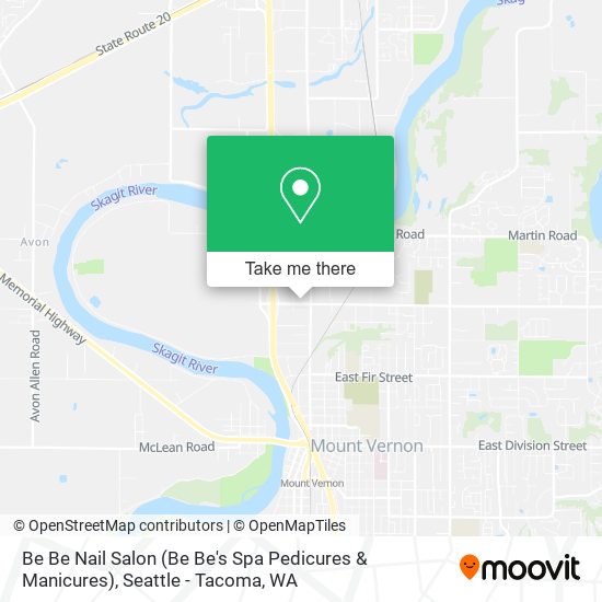Be Be Nail Salon (Be Be's Spa Pedicures & Manicures) map