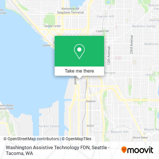 Washington Assistive Technology FDN map