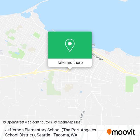 Jefferson Elementary School (The Port Angeles School District) map