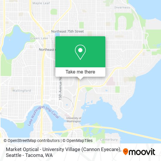 Market Optical - University Village (Cannon Eyecare) map