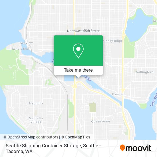 Seattle Shipping Container Storage map