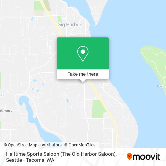 Mapa de Halftime Sports Saloon (The Old Harbor Saloon)