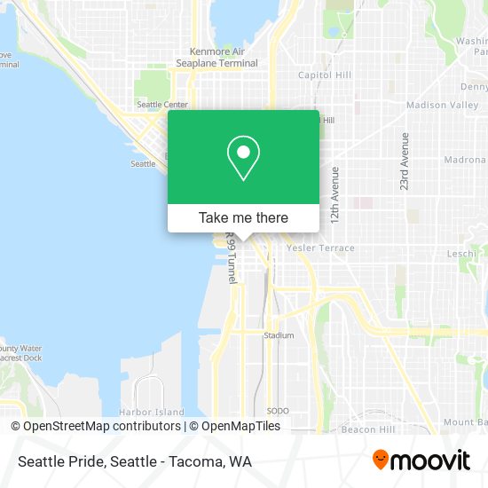 Mapa de Seattle Pride
