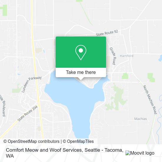 Comfort Meow and Woof Services map