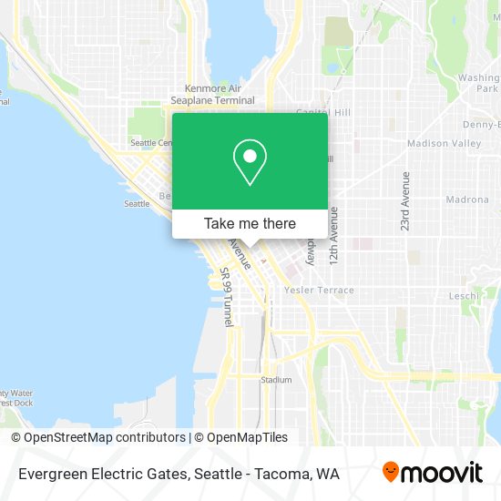 Mapa de Evergreen Electric Gates