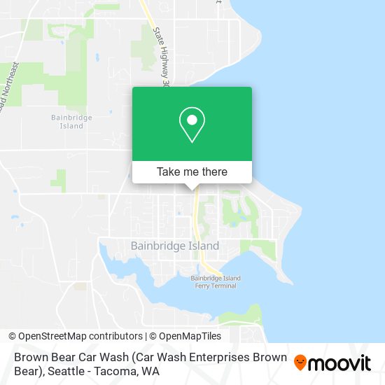 Brown Bear Car Wash map