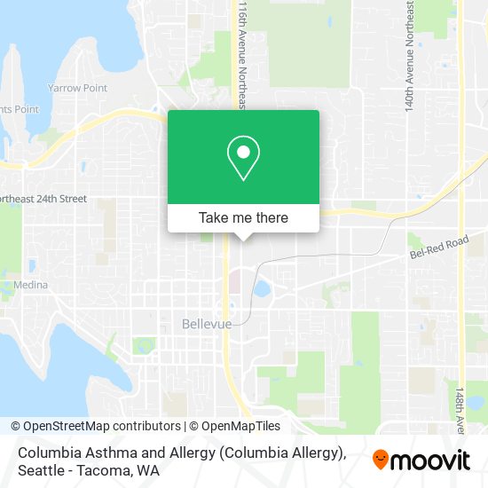 Mapa de Columbia Asthma and Allergy (Columbia Allergy)