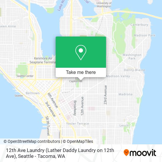 Mapa de 12th Ave Laundry (Lather Daddy Laundry on 12th Ave)