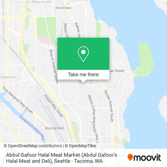 Mapa de Abbul Gafoor Halal Meat Market (Abdul Gafoor's Halal Meat and Deli)