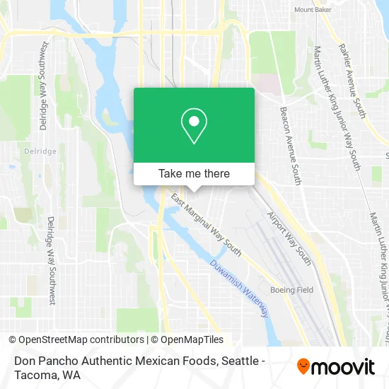 Don Pancho Authentic Mexican Foods map