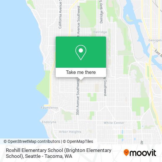 Mapa de Roxhill Elementary School (Brighton Elementary School)