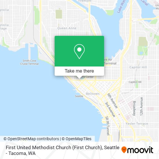 Mapa de First United Methodist Church (First Church)
