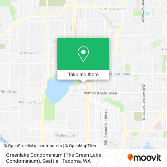 Mapa de Greenlake Condominium (The Green Lake Condominium)