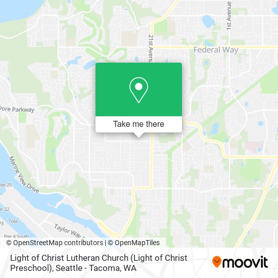 Mapa de Light of Christ Lutheran Church (Light of Christ Preschool)