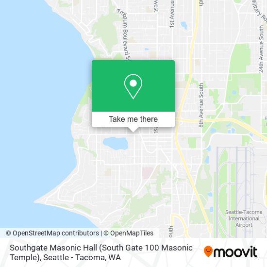 Mapa de Southgate Masonic Hall (South Gate 100 Masonic Temple)