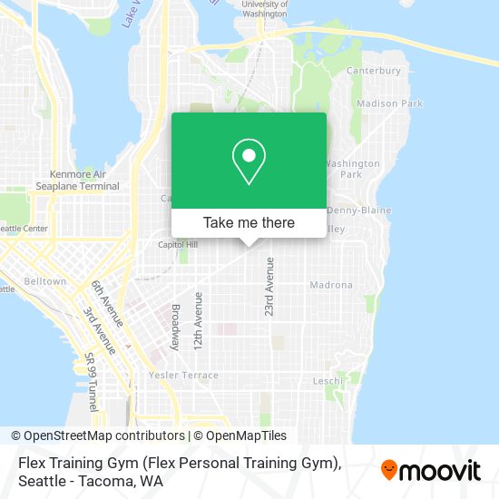 Flex Training Gym map