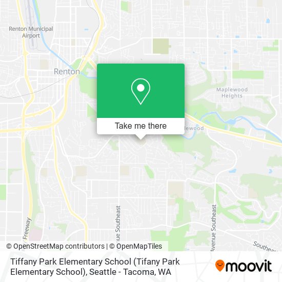 Tiffany Park Elementary School map