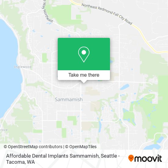Mapa de Affordable Dental Implants Sammamish