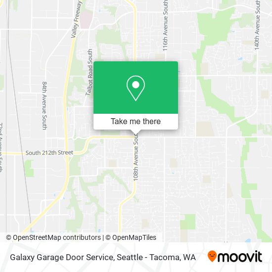 Mapa de Galaxy Garage Door Service