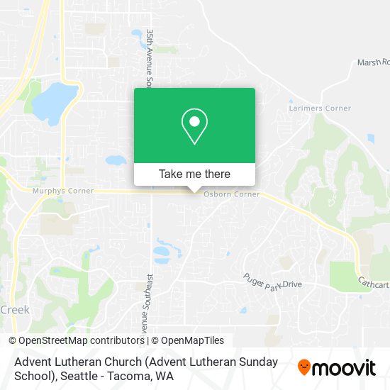 Mapa de Advent Lutheran Church (Advent Lutheran Sunday School)