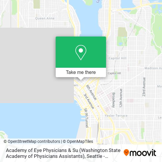 Academy of Eye Physicians & Su (Washington State Academy of Physicians Assistants) map