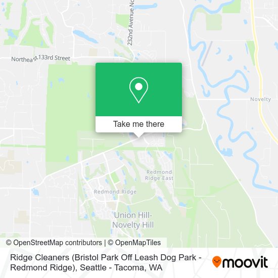 Mapa de Ridge Cleaners (Bristol Park Off Leash Dog Park - Redmond Ridge)