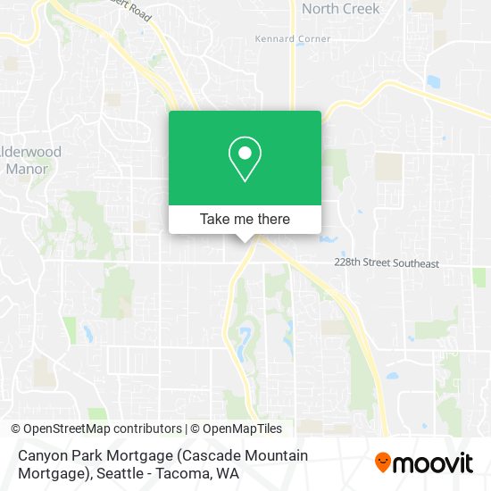 Mapa de Canyon Park Mortgage (Cascade Mountain Mortgage)