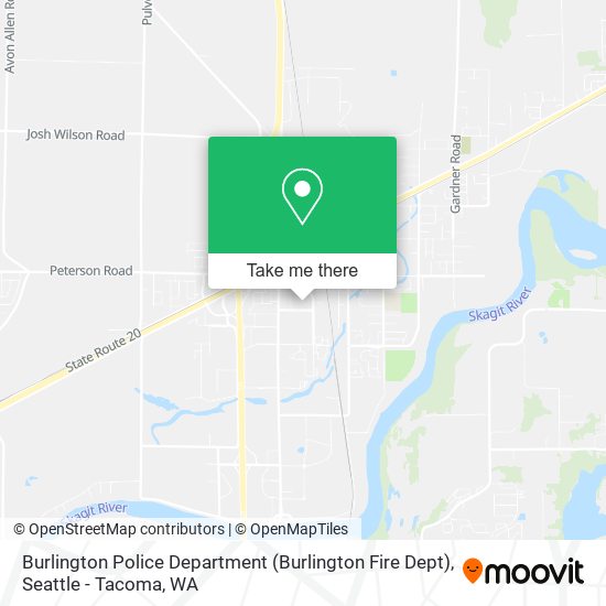 Mapa de Burlington Police Department (Burlington Fire Dept)