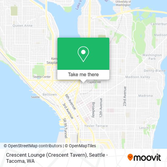 Mapa de Crescent Lounge (Crescent Tavern)
