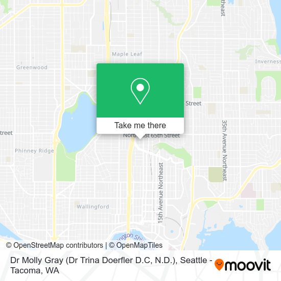 Dr Molly Gray (Dr Trina Doerfler D.C, N.D.) map