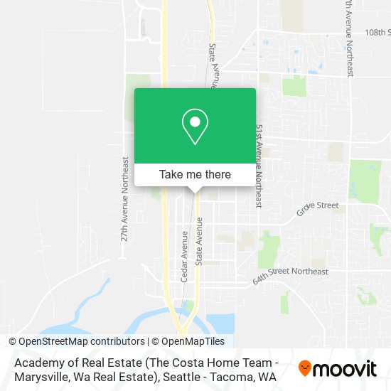 Academy of Real Estate (The Costa Home Team - Marysville, Wa Real Estate) map