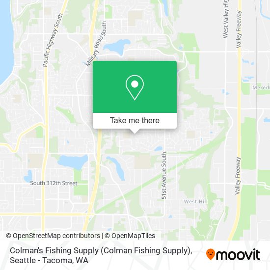 Mapa de Colman's Fishing Supply