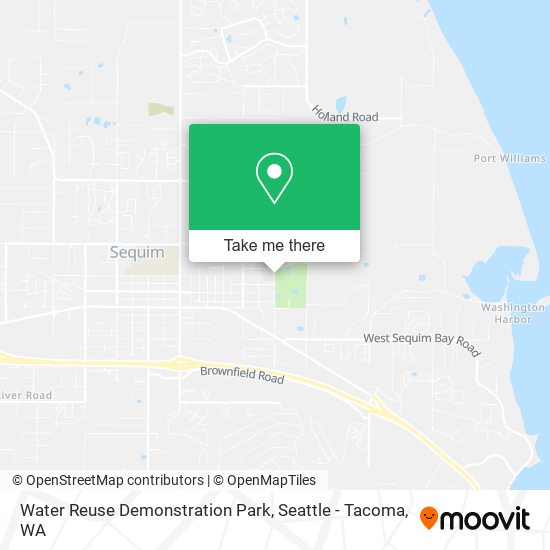 Mapa de Water Reuse Demonstration Park