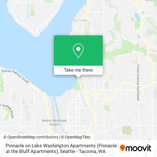 Mapa de Pinnacle on Lake Washington Apartments (Pinnacle at the Bluff Apartments)
