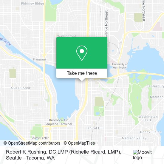 Mapa de Robert K Rushing, DC LMP (Richelle Ricard, LMP)