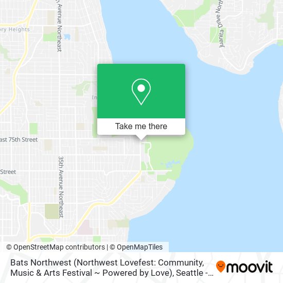 Mapa de Bats Northwest (Northwest Lovefest: Community, Music & Arts Festival ~ Powered by Love)