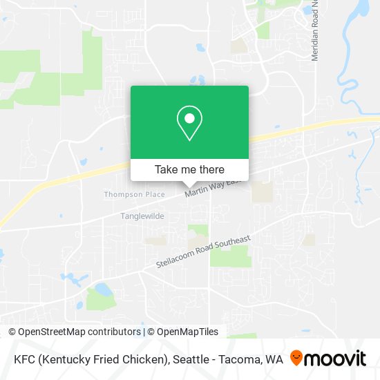 KFC (Kentucky Fried Chicken) map