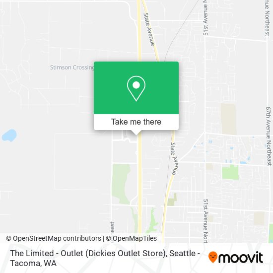 Mapa de The Limited - Outlet (Dickies Outlet Store)
