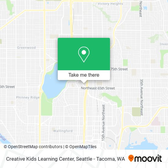 Creative Kids Learning Center map