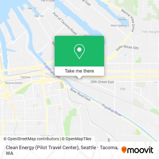 Clean Energy (Pilot Travel Center) map