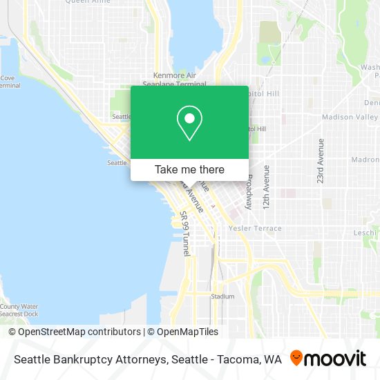 Seattle Bankruptcy Attorneys map