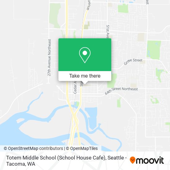 Totem Middle School (School House Cafe) map