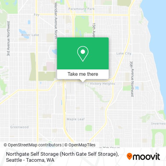 Mapa de Northgate Self Storage (North Gate Self Storage)