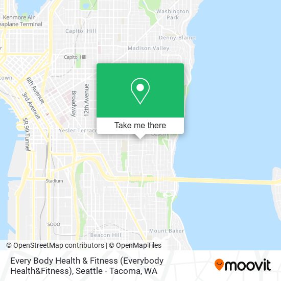 Mapa de Every Body Health & Fitness (Everybody Health&Fitness)