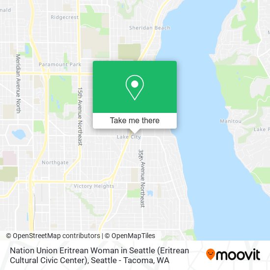 Mapa de Nation Union Eritrean Woman in Seattle (Eritrean Cultural Civic Center)