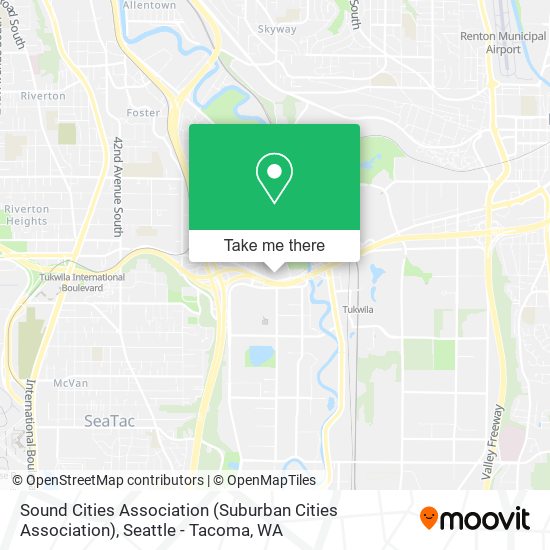 Sound Cities Association (Suburban Cities Association) map